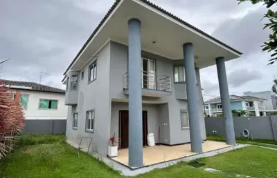 Casa com 4 quartos para alugar na avenida santos dumont, estrada do coco, lauro de freitas por r$ 4.787
