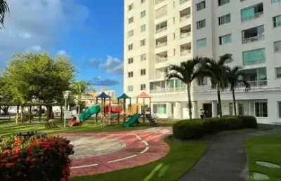 Apartamento com 3 quartos à venda na avenida luiz tarquínio pontes, centro, lauro de freitas, 87 m2 por r$ 650.000