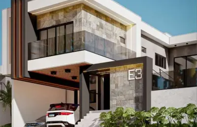 Casa com 4 quartos à venda na rua abrolhos, alphaville (abrantes), camaçari, 295 m2 por r$ 1.990.000