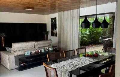 Casa em condomínio fechado com 4 quartos à venda na rua carlos conceição, 580, buraquinho, lauro de freitas por r$ 1.500.000