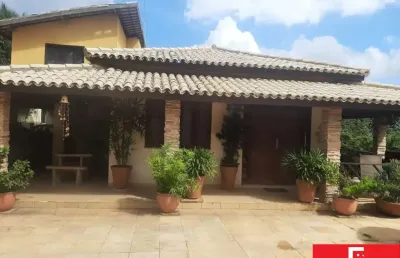 Casa com 5 quartos à venda na rua 15 de janeiro, 1, caji, lauro de freitas por r$ 1.300.000