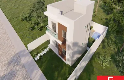 Casa com 4 quartos à venda na av dr. gerino de souza filho, caji, lauro de freitas por r$ 820.000