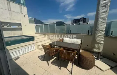 Cobertura à venda na rua da passagem, botafogo, rio de janeiro - rj