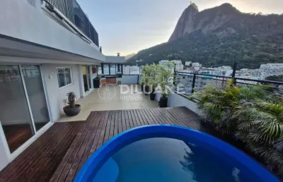 Cobertura à venda na rua capitão salomão, humaitá, rio de janeiro - rj