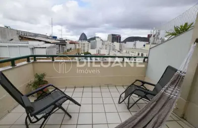 Cobertura à venda na rua assunção, botafogo, rio de janeiro - rj