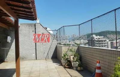 Cobertura à venda na rua capitão machado, praça seca, rio de janeiro - rj