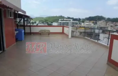 Cobertura à venda na rua cardo santo, vila valqueire, rio de janeiro - rj