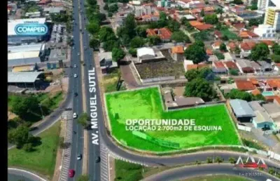 Terreno de esquina  na avenida miguel sutil  cuiaba