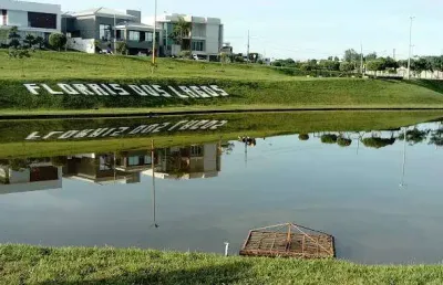 Terreno esquina com 958 metros quadrados no condomínio florais dos lagos