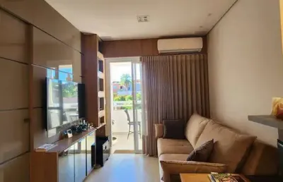 Apartamento mobiliado a venda no condominio colina do sol, porteira fechada