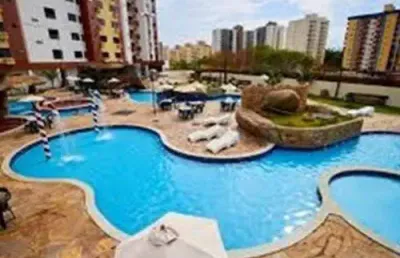 Flat com 1 quarto à venda na Rua Coronel Cirilo Lopes de Morais, 198, Centro, Caldas Novas