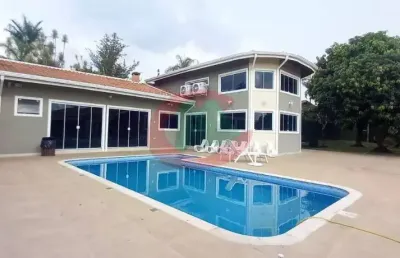 Linda  chácara com 4 dormitórios á venda, ou aluguel - terras de itaici - indaiatuba/sp