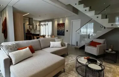Casa em condomínio mobiliada para venda em atibaia, vila giglio, 3 dormitórios, 3 suítes, 5 banheiros, 2 vagas