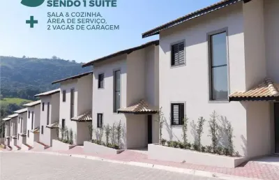 Casa em condomínio para venda em atibaia, ribeirão dos porcos, 3 dormitórios, 1 suíte, 2 banheiros, 2 vagas