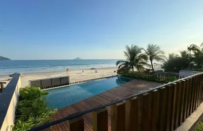 Casa a venda em condomínio frente ao mar em juquehy litoral norte de são paulo