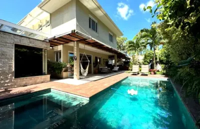 Casa de luxo em condomínio: 5 quartos, 5 suítes, 3 salas em juquehy, são sebastião-sp - 192m² - imperdível!