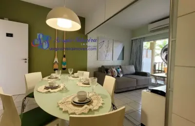 Apartamento térreo e mobiliado no porto das dunas com 2 dormitórios