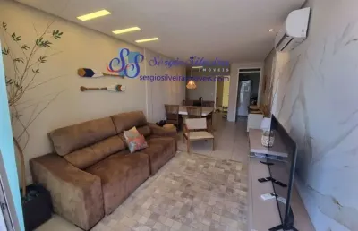 Amplo apartamento mobiliado no paraíso das dunas com 2 suítes