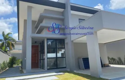 Linda casa no jardins de ibiza eusébio com 4 suítes, piscina privativa.