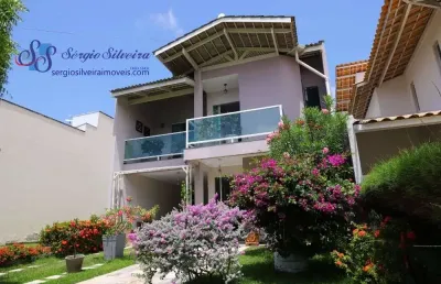 Belíssima casa com 3 suítes e vista para lago no bairro cajazeiras