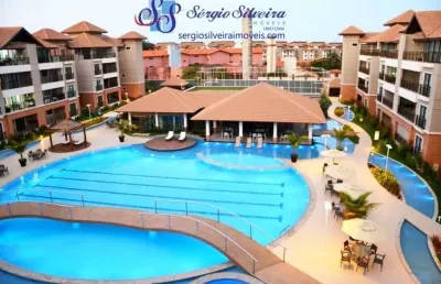 Excelente apartamento mobiliado no porto das dunas 2 suítes