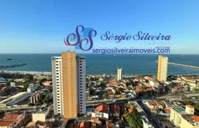 Apartamento vista para o mar com 4 suítes na praia de iracema.