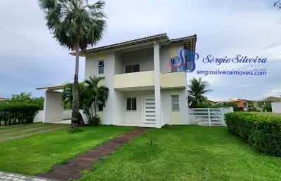 Casa no alphaville fortaleza com 5 suítes, piscina privativa.