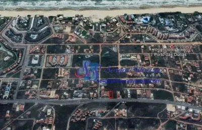 Amplo terreno em localização privilegiada no porto das dunas com 1000m²