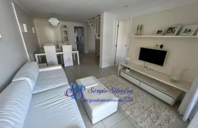 Cobertura com 4 dormitórios à venda, 200 m² por r$ 1.200.000,00 - porto das dunas - aquiraz/ce