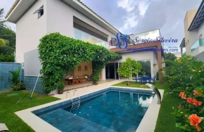 Belíssima casa no alphaville fortaleza com 4 suítes.