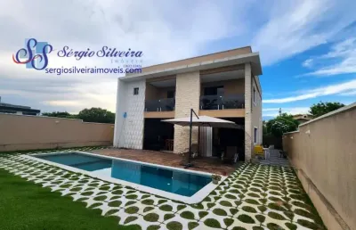 Magnifica casa duplex com 4 suítes no alphaville fortaleza