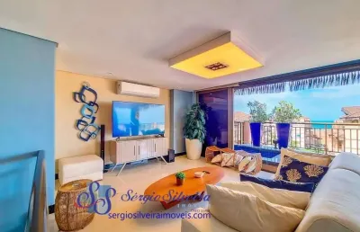 Oportunidade! luxuosa cobertura alto padrão com 4 suítes no aquiraz riviera