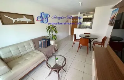 Apartamento nascente e mobiliado, com 3 quartos no porto das dunas