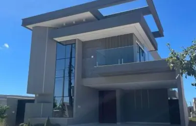 Linda casa de alto padrão na cidade alpha com 3 suítes