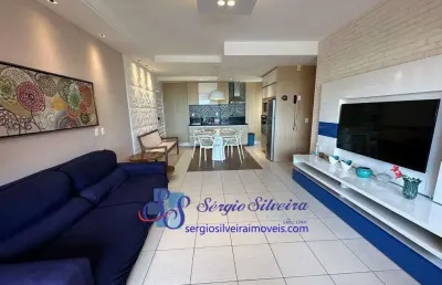 Lindo apartamento frente mar com 3 quartos no beach living.