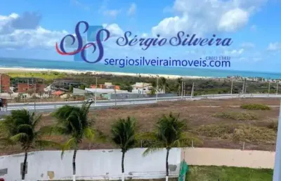 Apartamento semi mobiliado no porto das dunas com vista mar