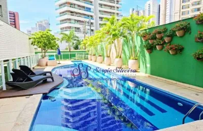 Apartamento para venda no cocó brisas do parque com móveis projetados, 3 suítes.