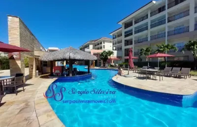 Apartamento mobiliado no wellness beach park com lazer completo.