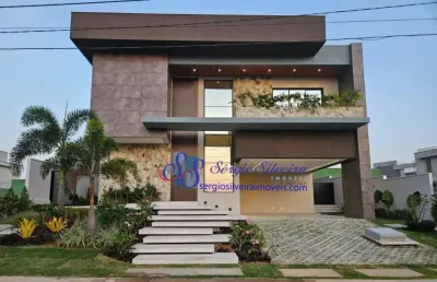 Luxuosa casa na cidade alpha com 4 suítes e lazer completo!
