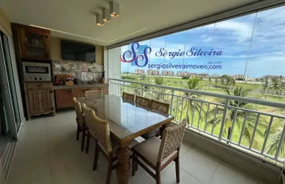Belíssimo apartamento nascente no golf ville resort mobiliado e vista mar.