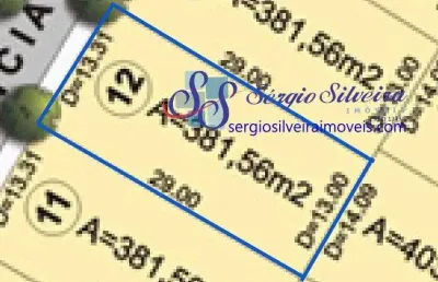 Lote nascente com 381,56m² no jardins ibiza - eusébio.
