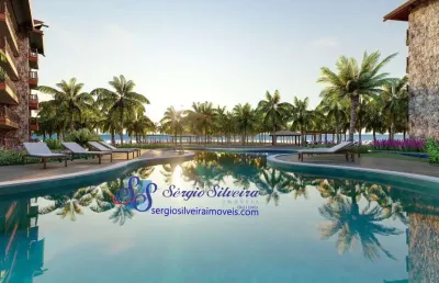 Breve lançamento! apartamento com linda vista mar e 4 suítes no goa beach - porto das dunas