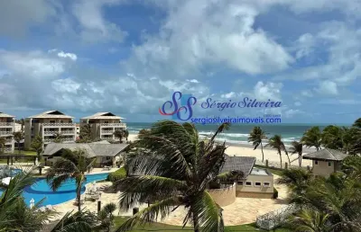 Belíssima cobertura duplex vista mar e com 4 suítes no porto das dunas