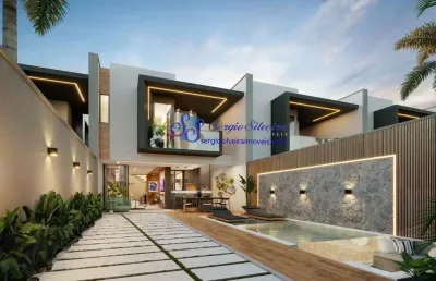 Belíssima casa com 4 suítes e piscina privativa em eusébio.