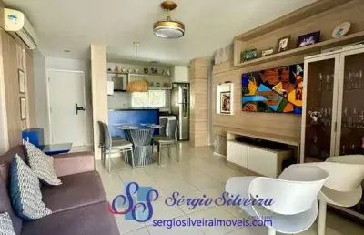 Apartamento mobiliado próximo ao beach park - porto das dunas.