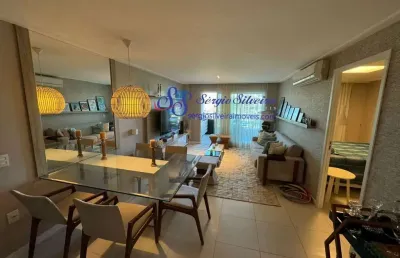 Belíssimo apartamento nascente e mobiliado no golf ville - porto das dunas.