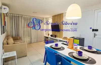 Apartamento térreo com 2 quartos e lazer completo no riviera beach place!