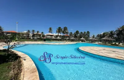 Apartamento no aquaville com 2 quartos e lazer completo.