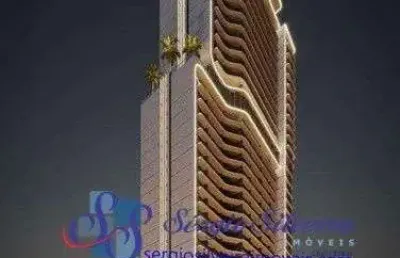 Apartamento nascente no beach class com lazer completo em meireles.