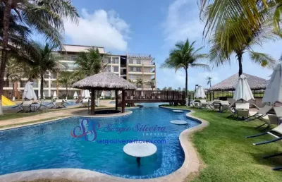 Apartamento mobiliado e com vista para o mar em porto das dunas.